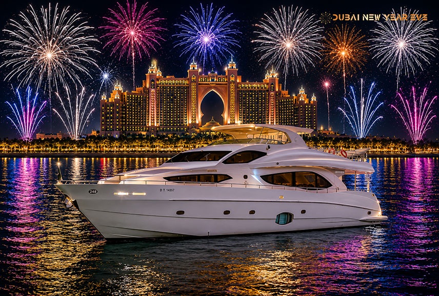 New Year Shared Yacht Party Dubai