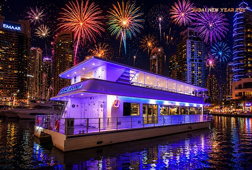 New Year Modern Catamaran Cruise Dubai
