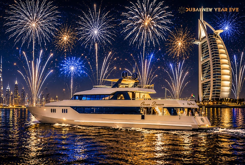 New Year Shared Luxurious Yacht Tour